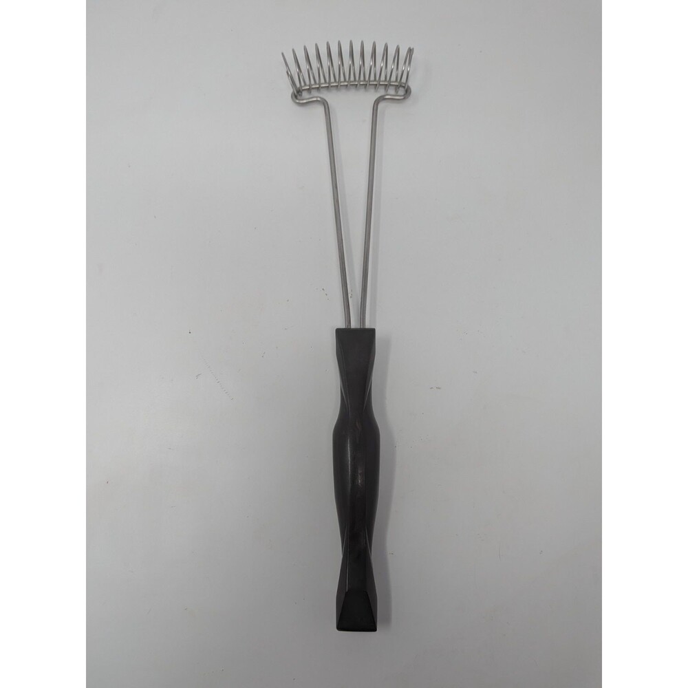 Vintage Cutco 1714 Mix-Stir Coil Whisk Egg Beater Classic Brown Swirl Handle - Picture 2 of 6